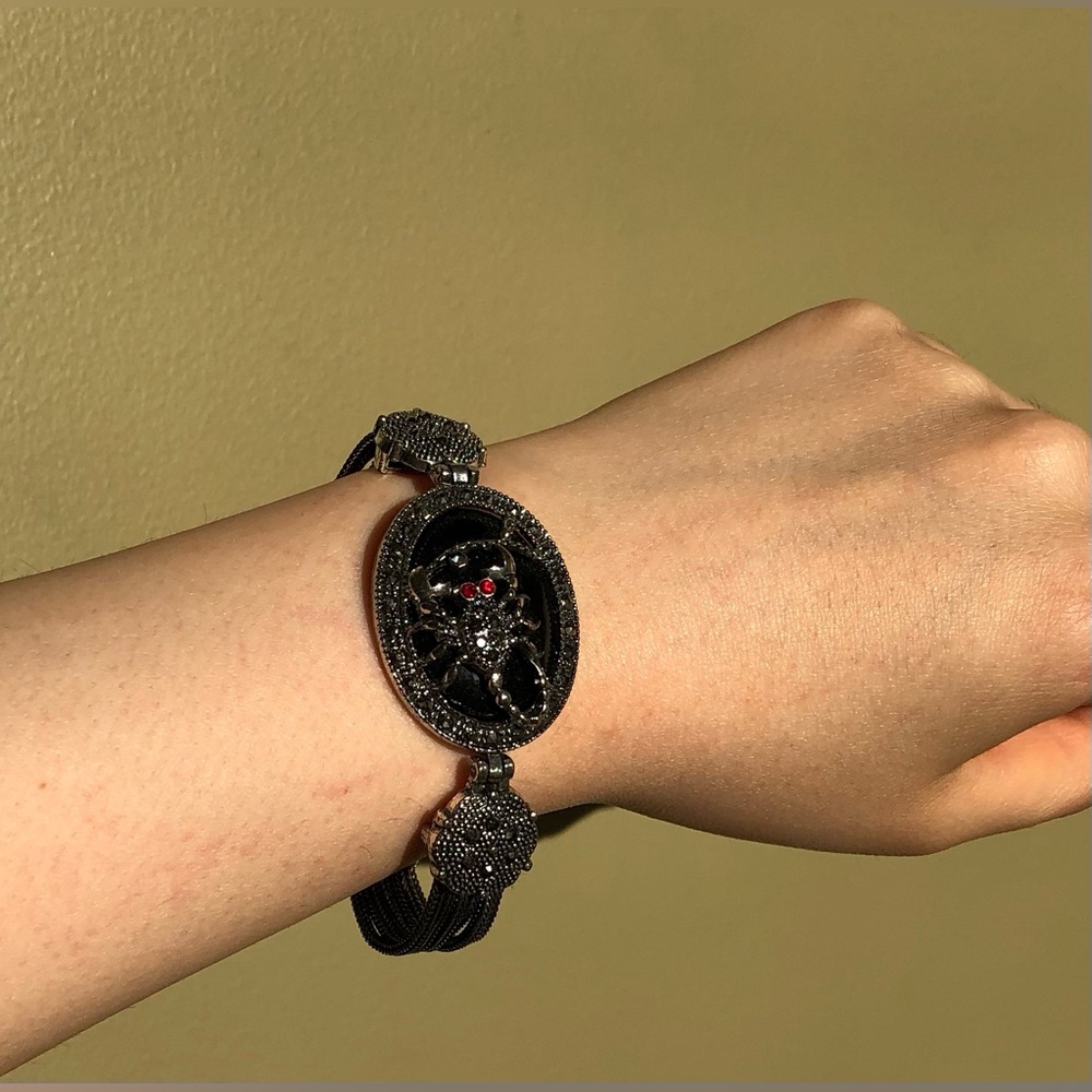 Vintage Sliver Spider Bracelet